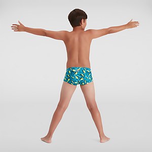 Boys' Allover 13cm Brief Blue/Green