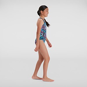Girls' Digital Medalist Swimsuit Blue/Black
