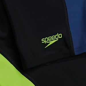 Boys' Colourblock Long Sleeved Top & Short Black/Blue