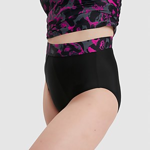 Women's Evie Printed Tankini Black/Pink