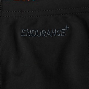 Herren Allover 14 cm Badehose Schwarz/Grün