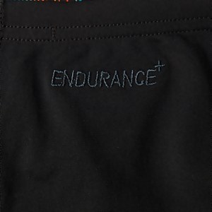 Herren Allover 14 cm Badehose Schwarz/Grün