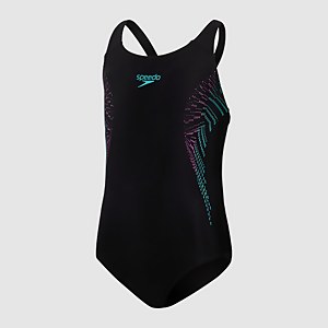 Maillot de bain Fille Placement Muscleback noir/rose