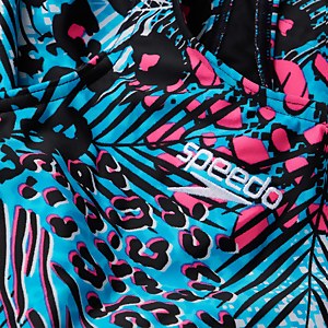 Bikini Femme Allover bleu/noir