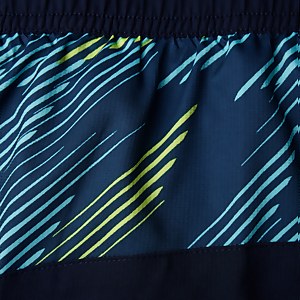 Herren Sport Panel 16" Badeshorts Marineblau/Grün