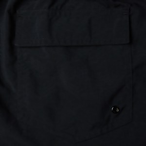 Herren Retro 13" Badeshorts Schwarz/Grün