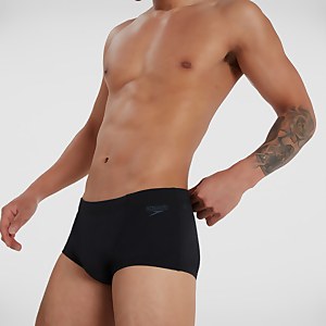 Slip de bain 17 cm Homme Eco Endurance coupe en V noir