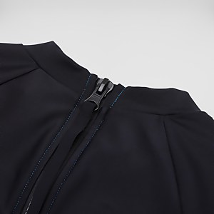 Maillot de bain Femme à manches courtes noir/bleu