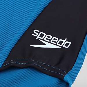 Maillot de bain Femme à manches courtes noir/bleu
