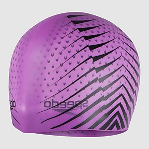Adult Reversible Moulded Silicone Cap Purple/Blue
