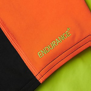 Jammer Garçon Endurance+ taille haute noir/orange