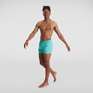 Men's Fitted Leisure 13" Swim Shorts Blue