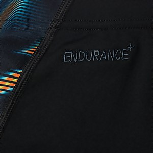 Herren Digital V-Cut Schwimmhose Schwarz/Grün