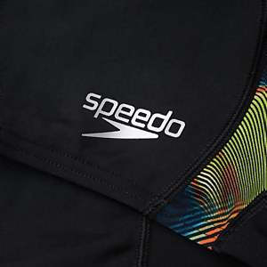 Herren Digital V-Cut Schwimmhose Schwarz/Grün