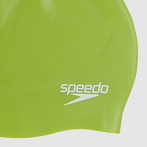 SPEEDO MOULDED SILC CAP AU GREEN - ONE SIZE