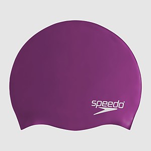 SPEEDO MOULDED SILC CAP AU PURPLE - ONE SIZE