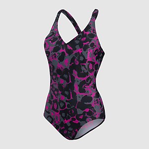 Maillot de bain Femme Lexi Printed noir/rose