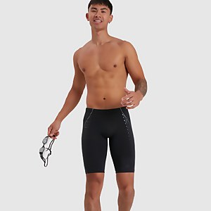 Herren Eco Endurance+ Pro Schwimmhose Schwarz/Grau
