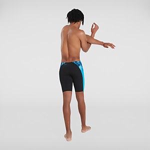 Herren Eco Endurance+ Splice Schwimmhose Schwarz/Blau