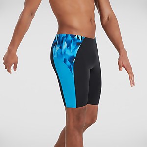 Herren Eco Endurance+ Splice Schwimmhose Schwarz/Blau