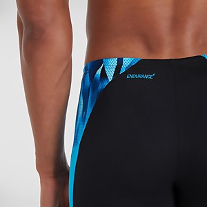 Herren Eco Endurance+ Splice Schwimmhose Schwarz/Blau