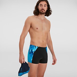 Men's Endurance+ Splice Aquashort Black/Blue