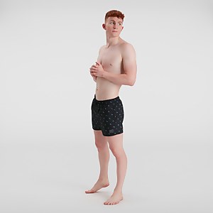 Short de bain Homme 35 cm Print Leisure noir/bleu