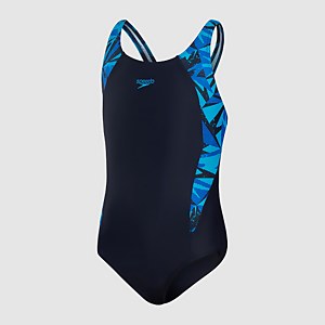 Maillot de bain Fille Hyperboom Splice Muscleback noir/bleu