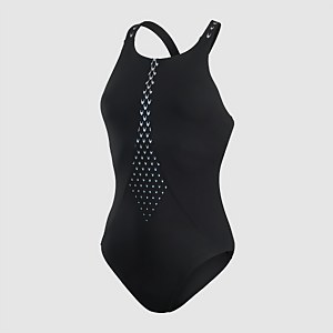 Maillot de bain Femme Eco Endurance+ Pro noir/arc-en-ciel