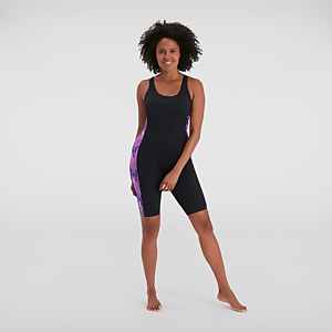 Women's Panel Kneesuit Black/Pink