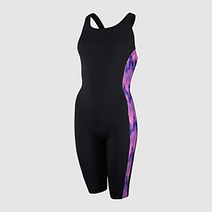 Women's Panel Kneesuit Black/Pink