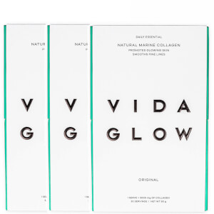 Vida Glow Natural Marine Collagen Supplement - Original 3 x 90g