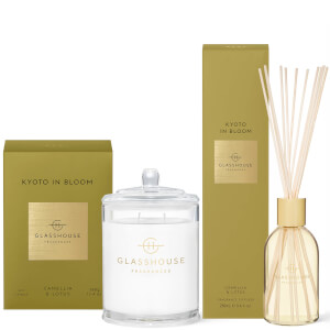 Glasshouse Kyoto in Bloom Candle and Liquid Diffuser (Worth $109.90)
