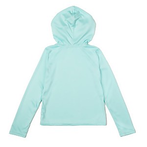 Girl's Hooded Swim Tee Green