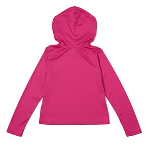 Girl's Hooded Swim Tee Purple