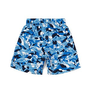 Boys Printed Redondo 15" Volley Swim Trunks Blue