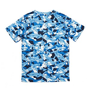 Short Sleeve Printed Swim Shirt