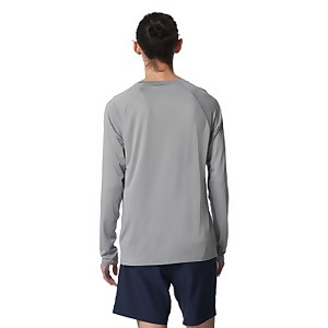 Men's Easy Solid Long Sleeve Swim Rashguard Gray