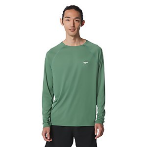 Easy Solid Long Sleeve Swim Rashguard - Dark Ivy | Size S