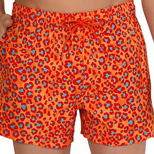 Men's Printed Redondo Edge 14" Volley Swim Trunks Orange