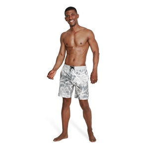 Men's Printed Bondi Basin Boardshort 18" Gray