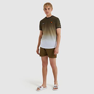Men's Fedora Fade Tee Khaki/White