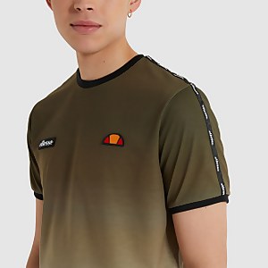 Men's Fedora Fade Tee Khaki/White