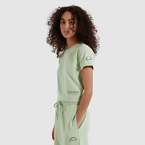 Women's Dropper Cropped Tee Light Green - 6