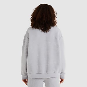 Sweatshirt mit Halbreißverschluss Catic Hellgrau für Damen