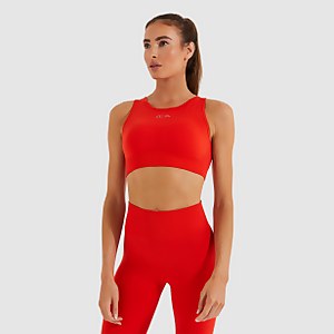 Women's Ablaze Cropped Vest Orange - S