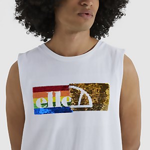 Unisex Lollipop Vest Top White