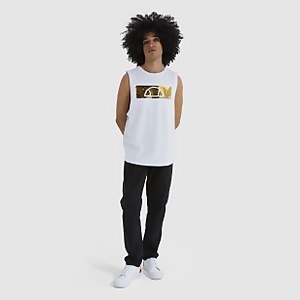 Unisex Lollipop Vest Top White