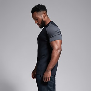 Mens Pro II Performance Cotton Tee Black
