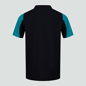 Mens Ireland Pique Polo Shirt Black/Green